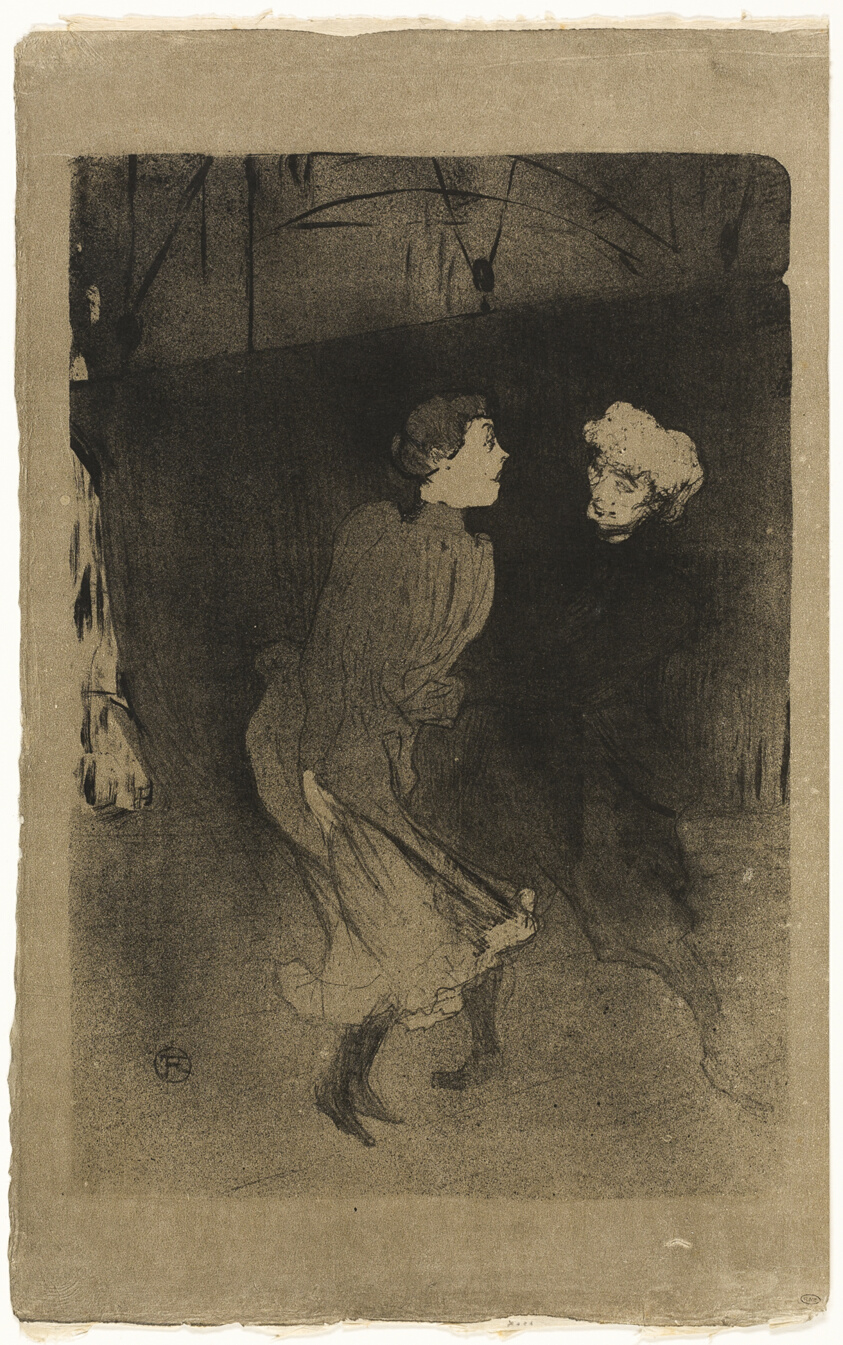 Rehearsal at the Folies-Bergère—Emilenne D'Alençon and Mariquita