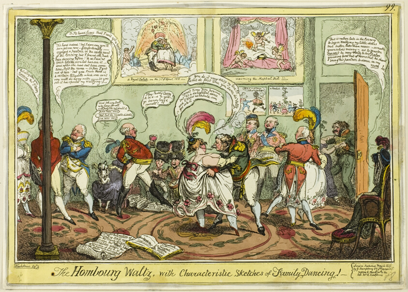 The Hombourg Waltz, with Characteristic Sketches of Family Dancing!