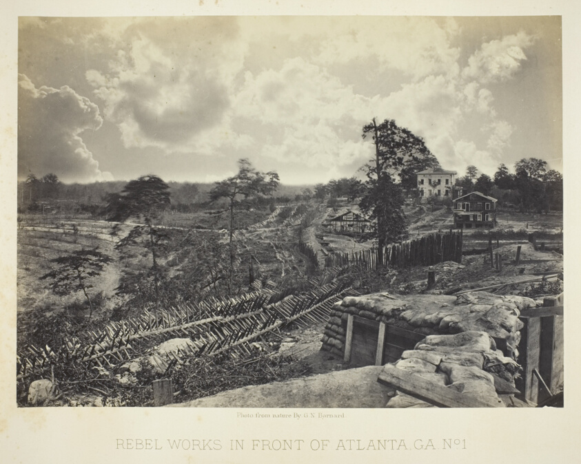 Rebel Works in Front of Atlanta, GA, No. 1