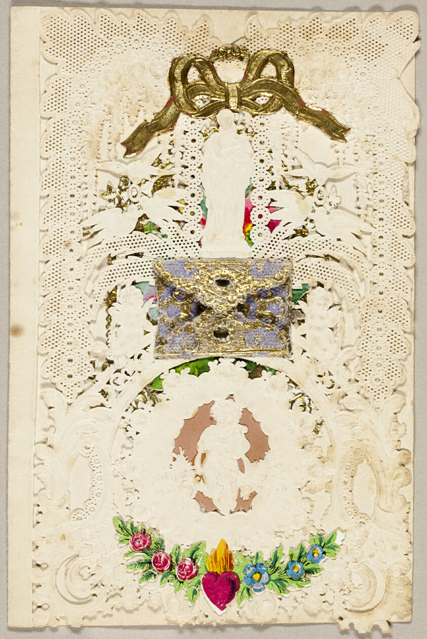 Untitled Valentine (Antique Figures and Birds)