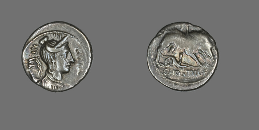 Denarius (Coin) Depicting the Goddess Diana