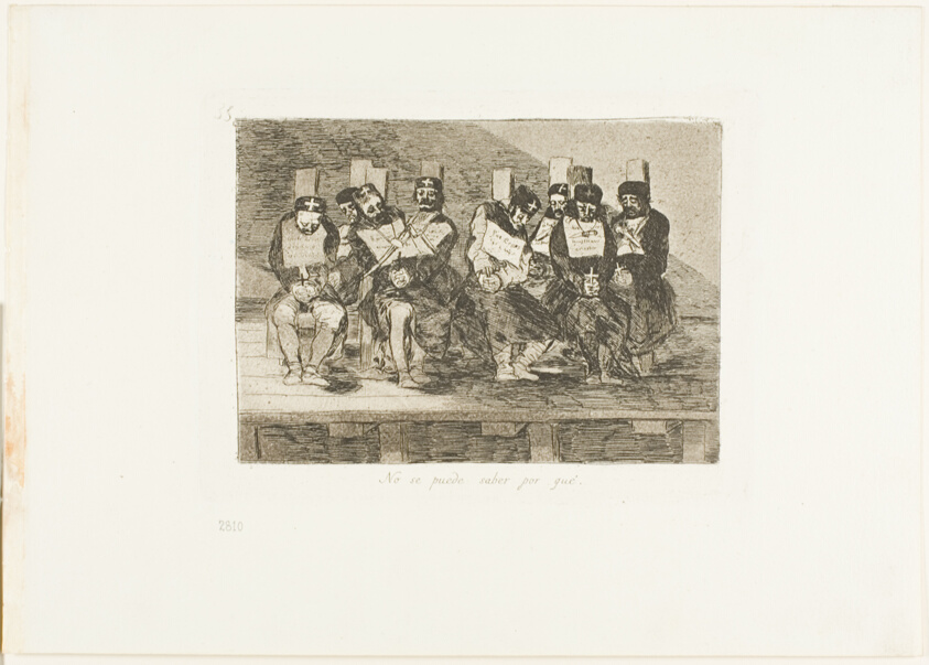 One Can't Tell Why, plate 35 from The Disasters of War