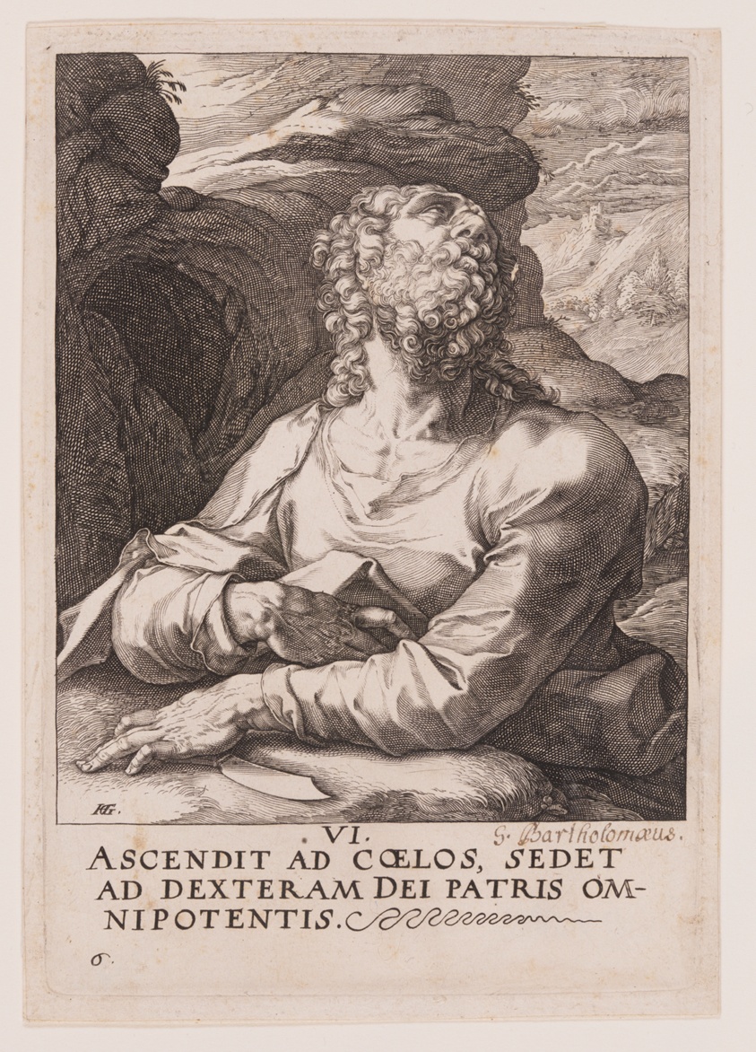 St Bartholomew, from Christ, the Apostles and St Paul with the Creed