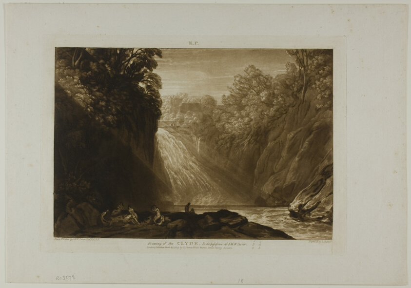 The Fall of the Clyde, plate 18 from Liber Studiorum