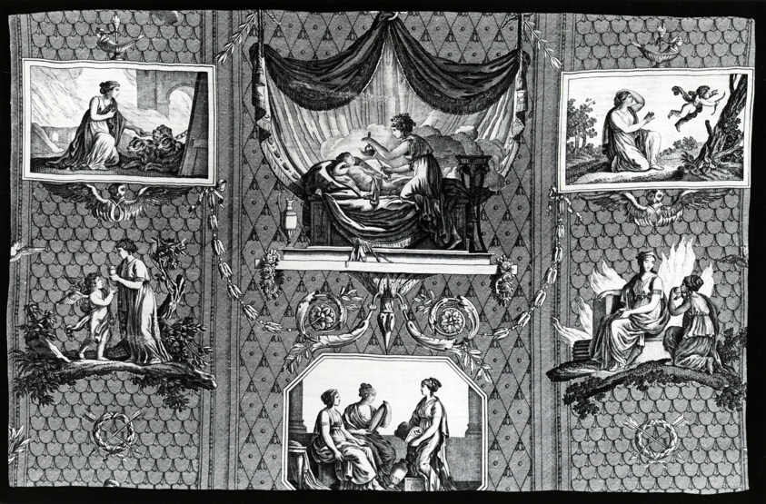 L'Amour et Psyche (Cupid and Psyche) (Furnishing Fabric)