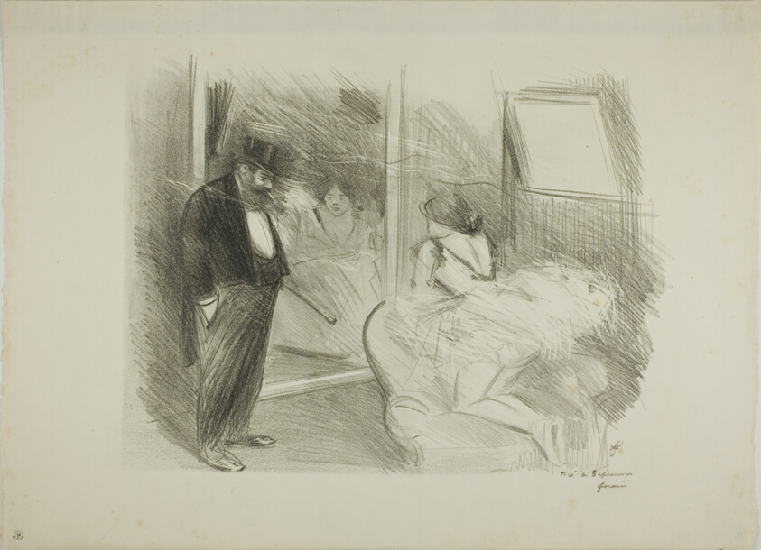 The Dancer's Dressing Room, First Plate