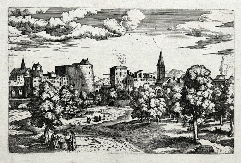 Landscape with Jesus and the Samaritan Woman