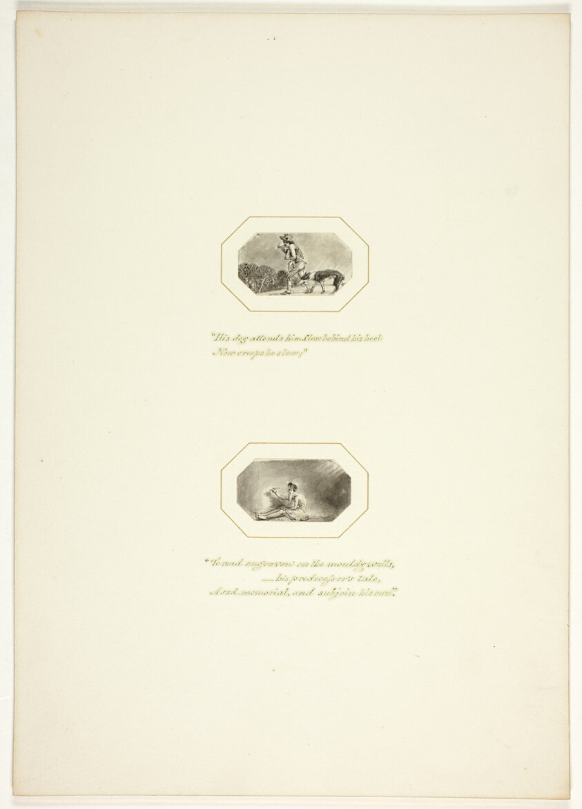 Study for a plate from The Task
