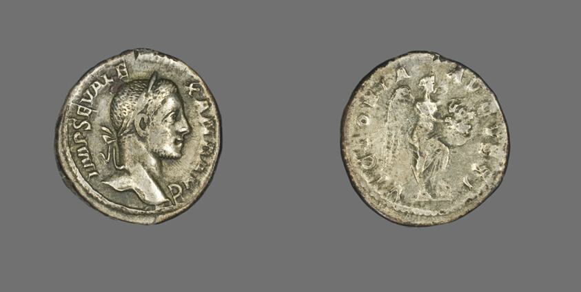 Denarius (Coin) Portraying Emperor Severus Alexander