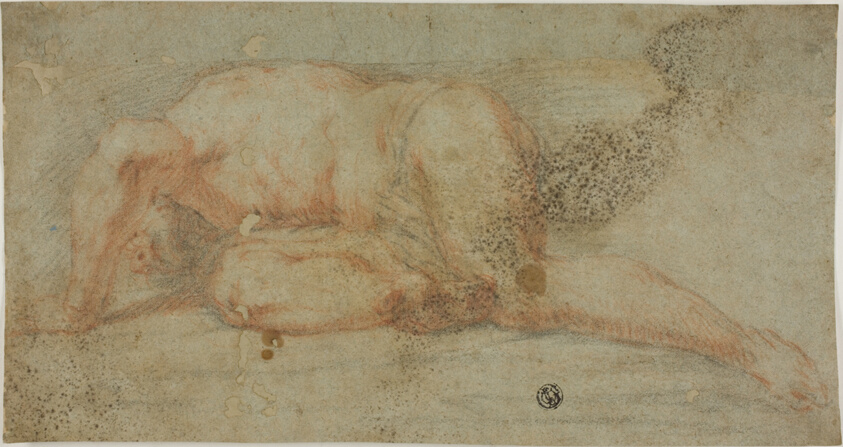 Man Lying Down, Arm Over Head