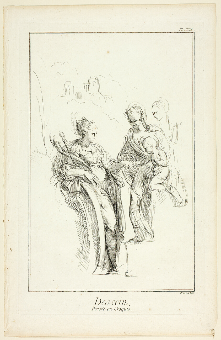 Design: Sketch, from Encyclopédie