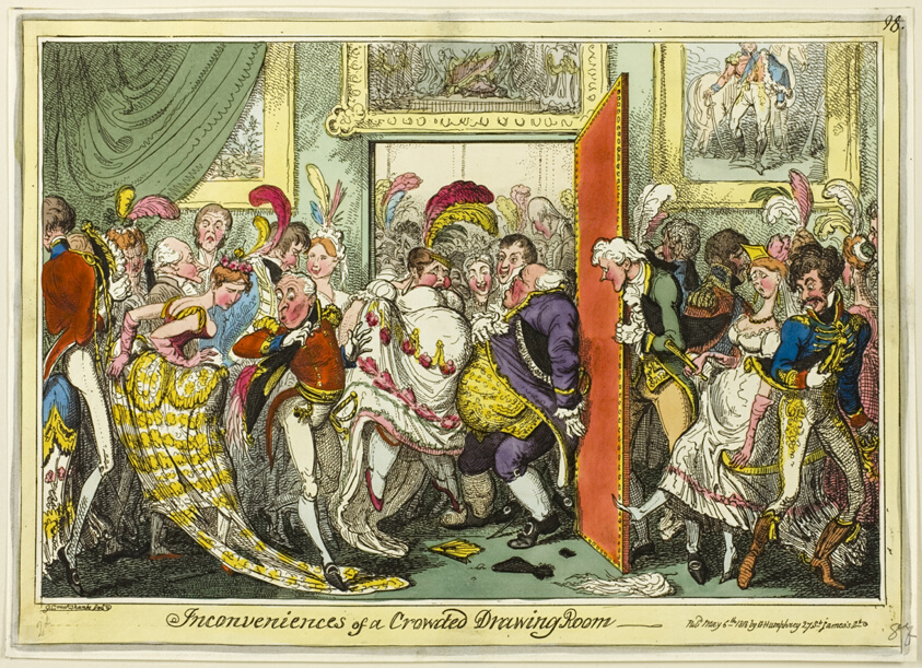 Inconvienences of a Crowded Drawing Room