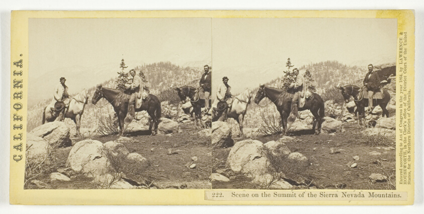 Scene on the Summit of the Sierra Nevada Mountains, California, No. 222 from the series "California"