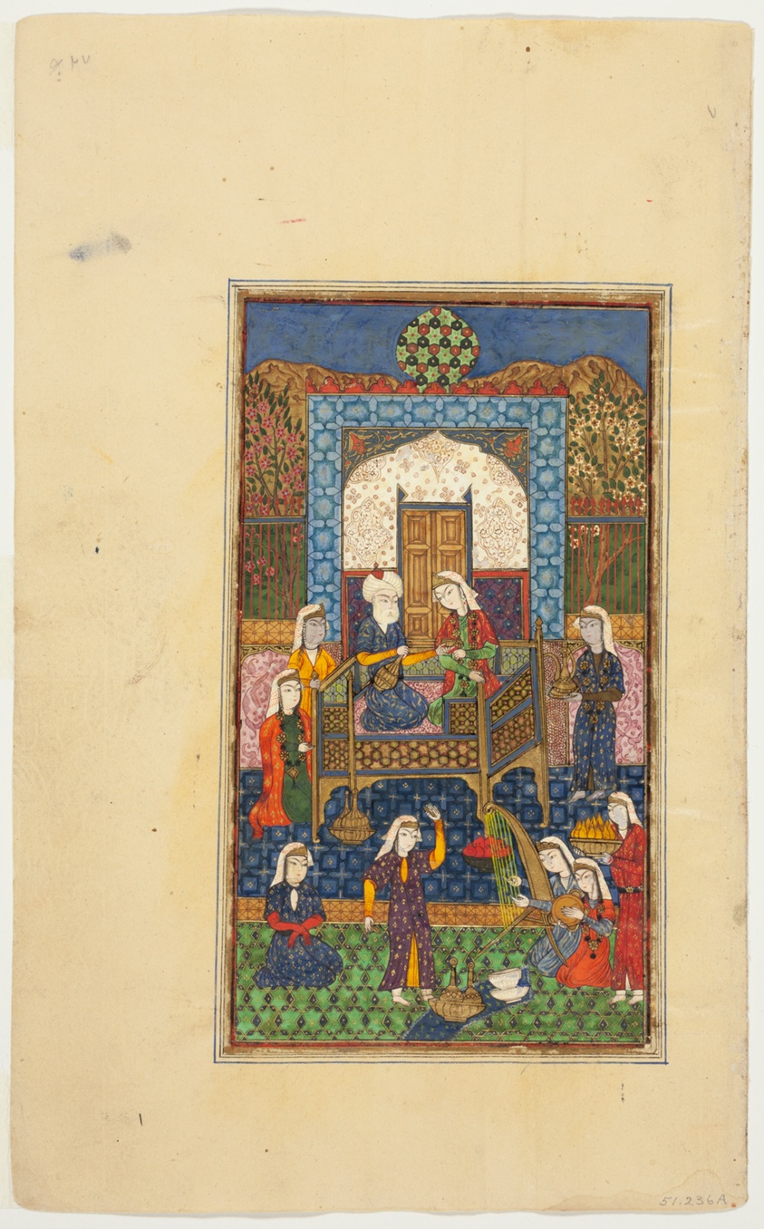 Page from a Manuscript of Kulliyat (Complete Works) by Sa'di