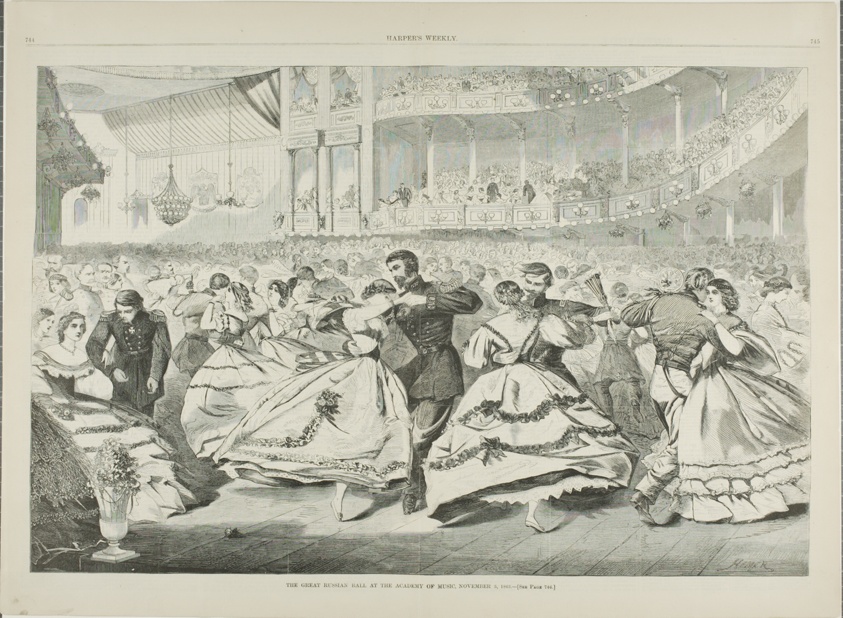 The Great Russian Ball at the Academy of Music, November 5, 1863