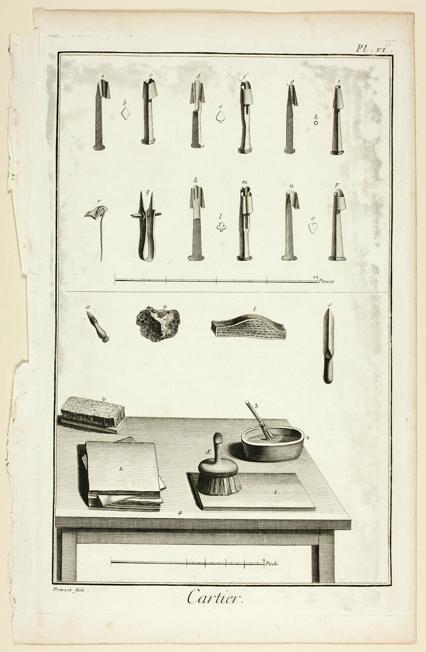 Card-Maker, from Encyclopédie