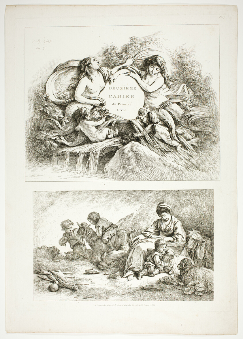 Plate Seven of 38, from Oeuvres de J. B. Huet
