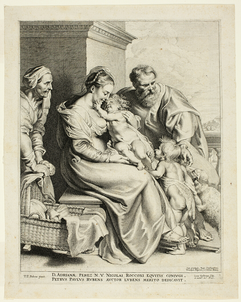 The Holy Family with Saint Elisabeth and the Infant John the Baptist