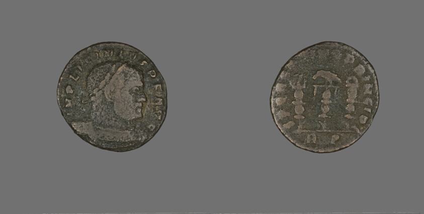 Coin Portraying Emperor Licinius