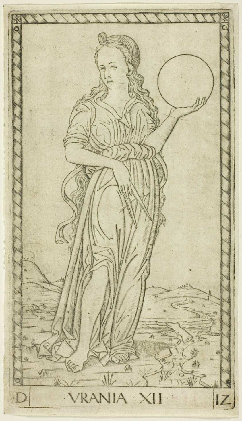 Urania, plate twelve from Apollo and the Muses