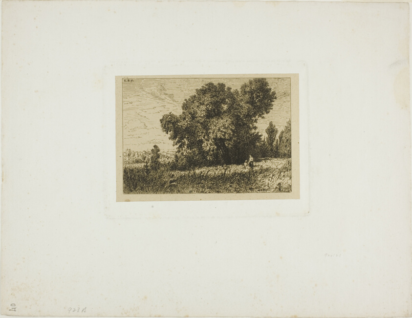 Isle of Aligre Landscape, with Two Women