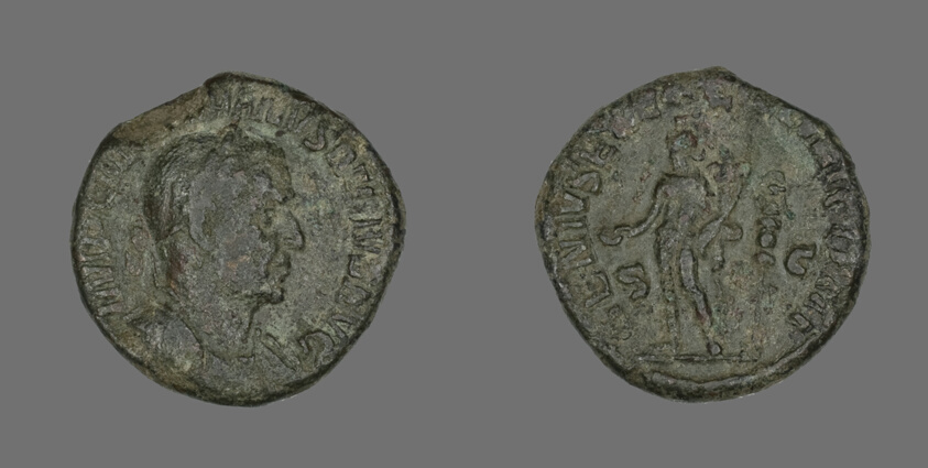 Coin Portraying Emperor Aurelian
