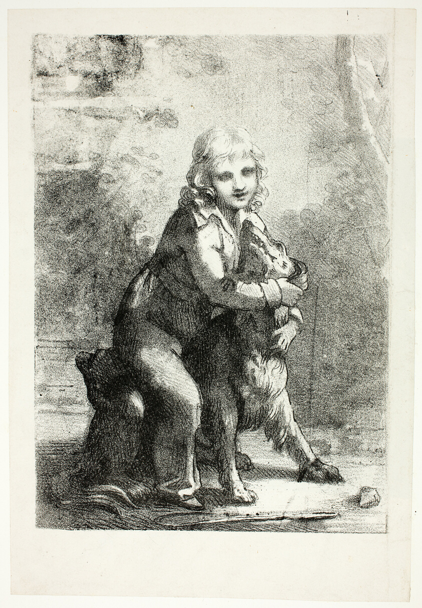 Child with Dog