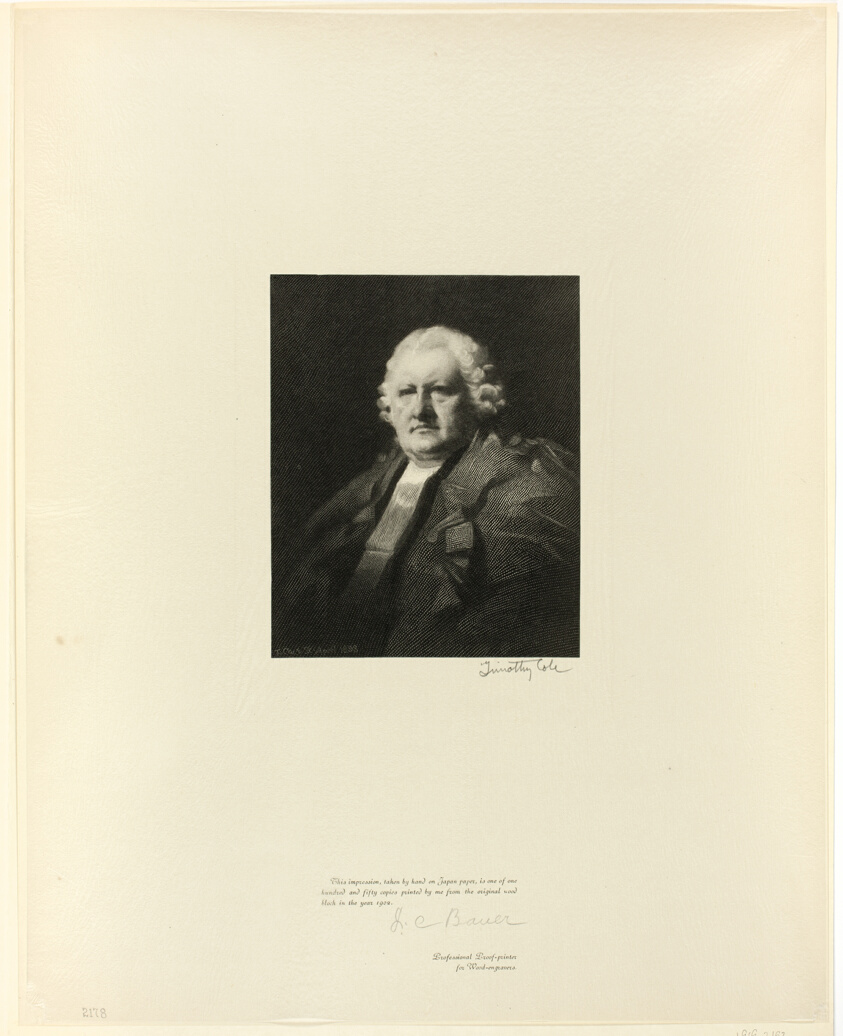 Portrait of Lord Newton, from Old English Masters