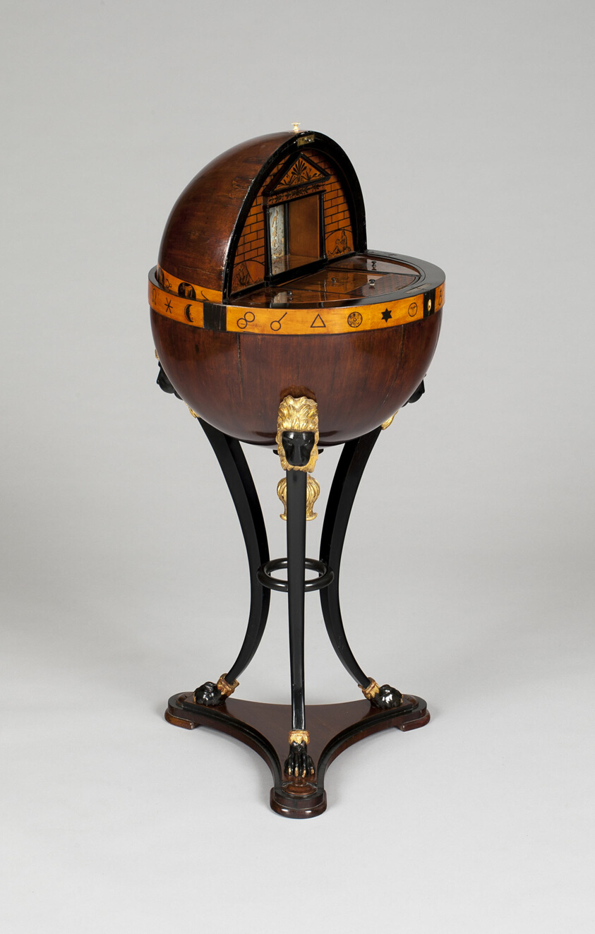 Globe-Shaped Work Table