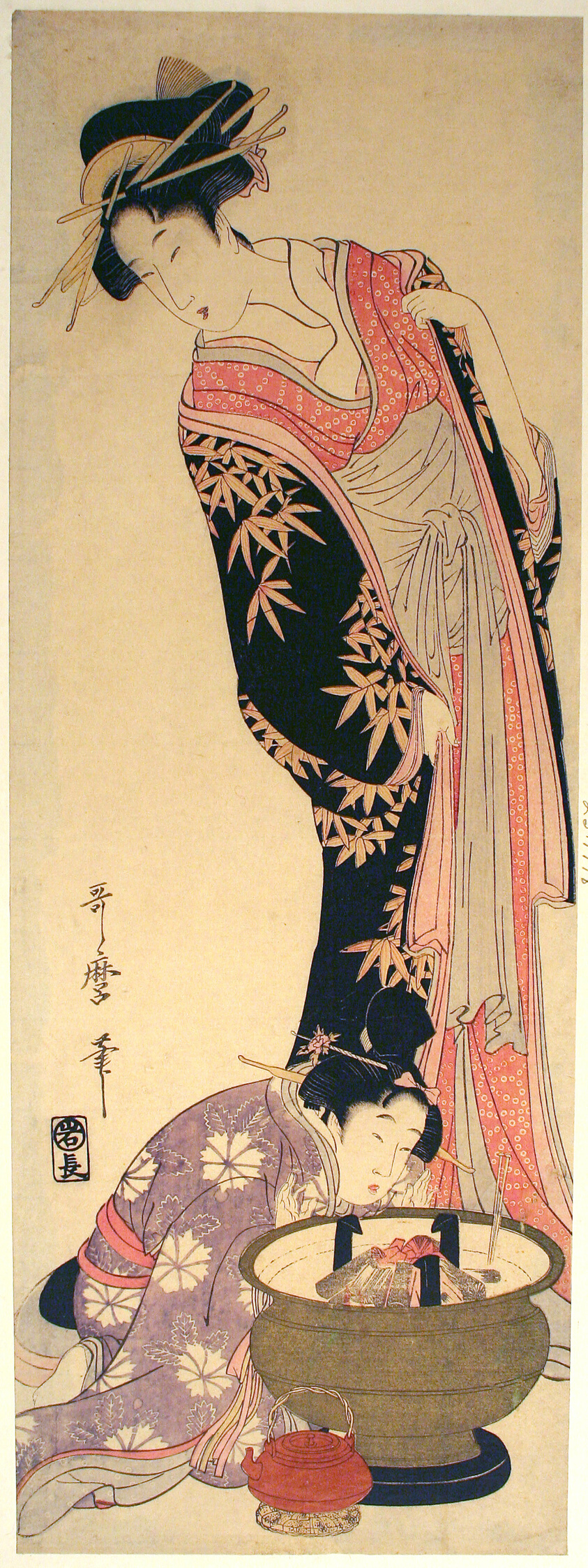 A Courtesan and her Attendant