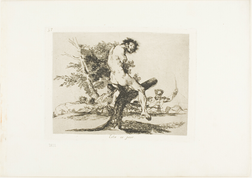 This is Worse, plate 37 from The Disasters of War