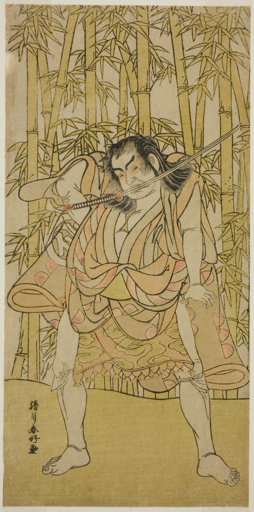 The Actor Nakamura Sukegoro II in an Unidentified Role