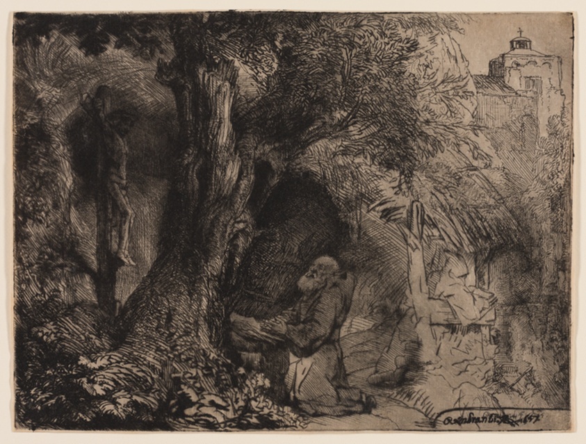 St. Francis Beneath a Tree Praying