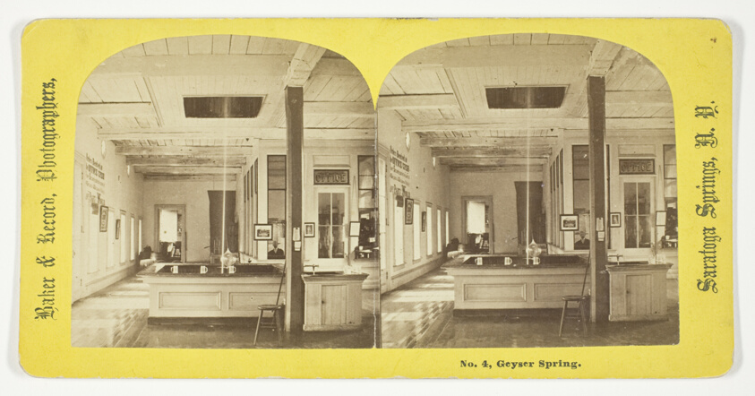 Geyser Spring, No. 4 from the series "Saratoga Springs, N. Y."