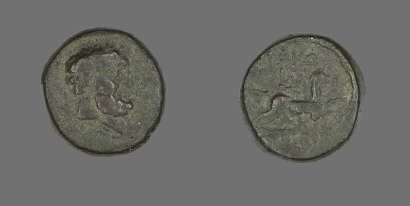 Coin Depicting the Hero Herakles