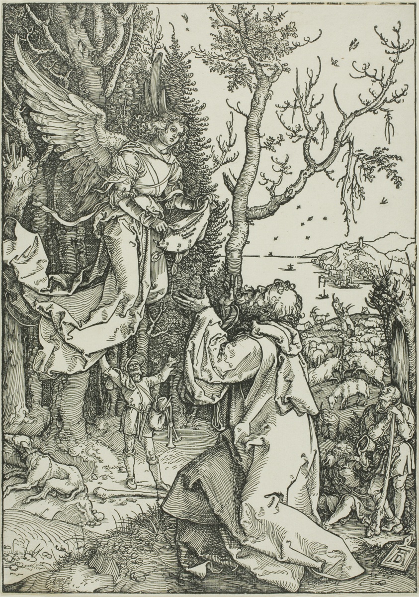 Joachim and the Angel, from The Life of the Virgin