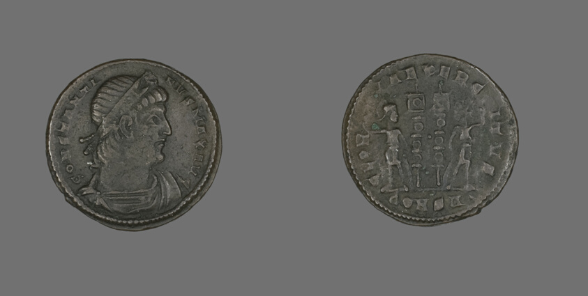 Coin Portraying Emperor Constantine I