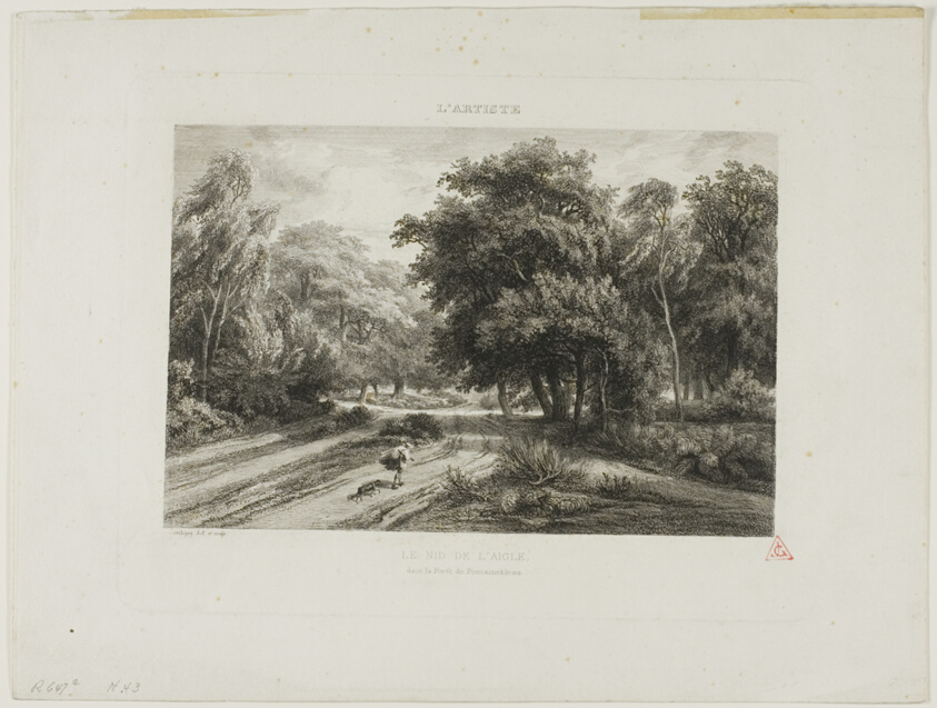 The Eagle's Nest in the Forest of Fontainebleau