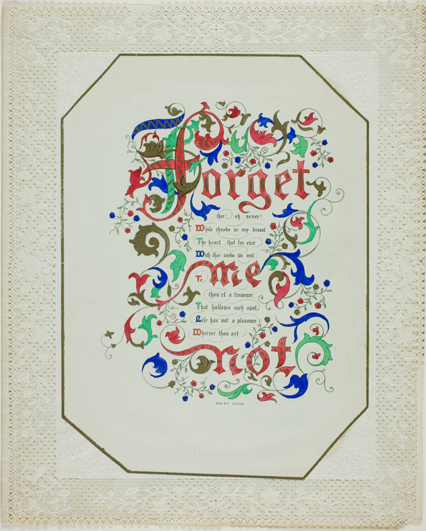 Forget Me Not (valentine)