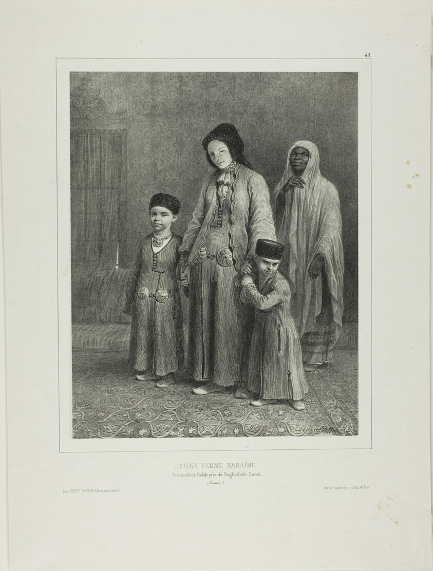 Young Karaïme Woman, Tchioufout-Galech Near Baghtcheh-Saraï, Crimea