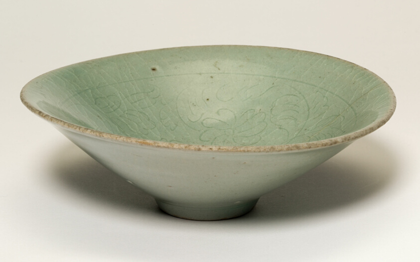 Bowl with Peony Flowers