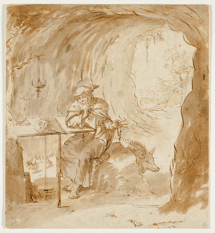 St. Anthony with the Boar