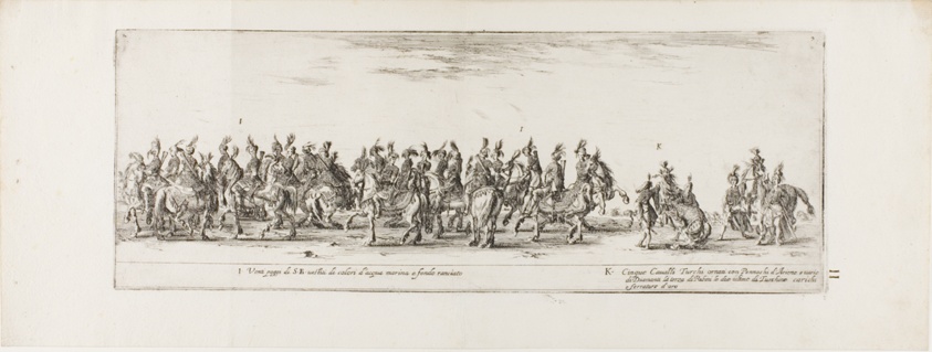 Plate Three, from Entrance of the Ambassador of Poland into Rome