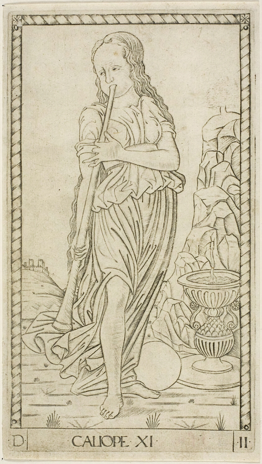 Calliope, plate eleven from Apollo and the Muses