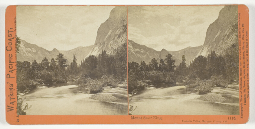 Mount Starr King, Yosemite Valley, Mariposa County, Cal., No. 1116 from the series "Watkins' Pacific Coast"