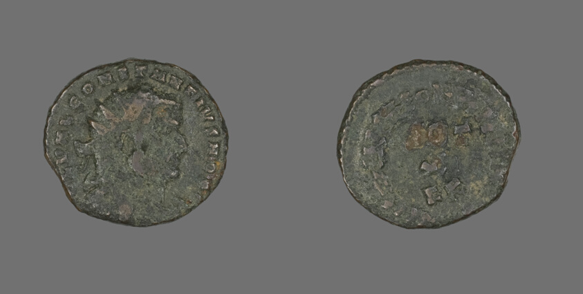 Follis (Coin) Portraying Emperor Constantius I