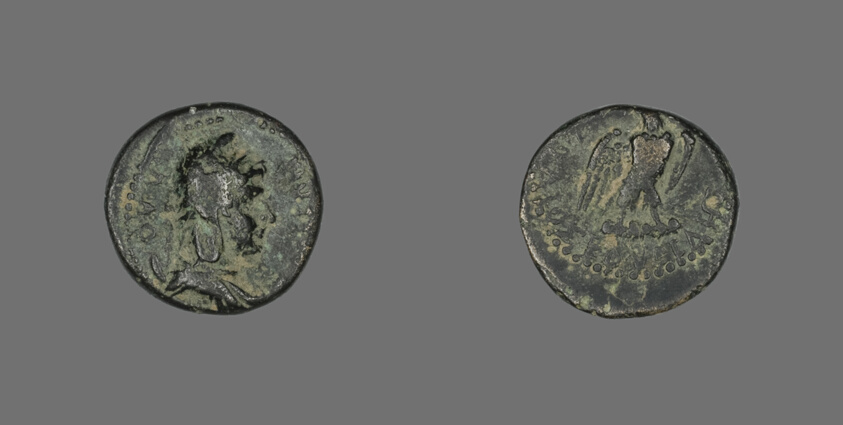 Coin Depicting the Head of a Man