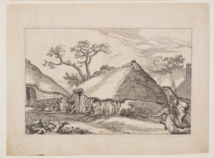 Plate 2, from Landscapes with Farmhouses