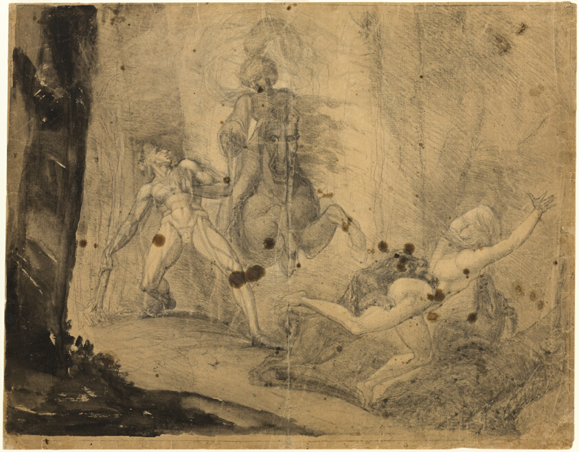 Theodore Meets in the Wood the Specter of His Ancestor Guido Cavalcanti, Chasing with Mastiffs His Former Disdainful Mistress