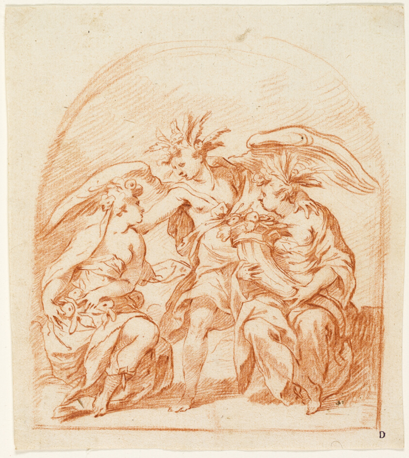 Allegorical Figure of Summer Flanked by Pomona and Ceres